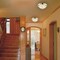 Westinghouse Fixture Ceiling Flush-Mount 60W 2Lght Classic 13In Polsh Brss Frost Swrl Glass 6430200 - alternate 2